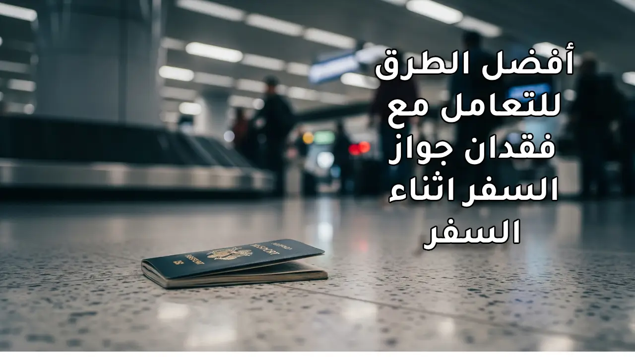 أفضل الطرق للتعامل مع فقدان جواز السفر اثناء السفر