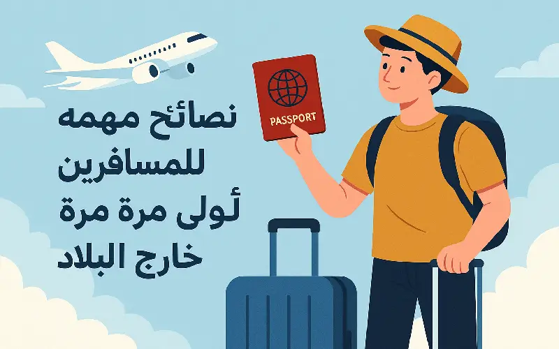 نصائح مهمة للمسافرين لأول مرة خارج البلاد