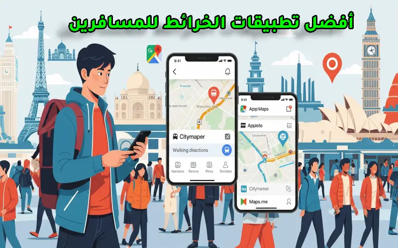 أفضل تطبيقات الخرائط للمسافرين