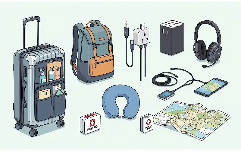 أهم أدوات واحتياجات المسافرين باستمرار