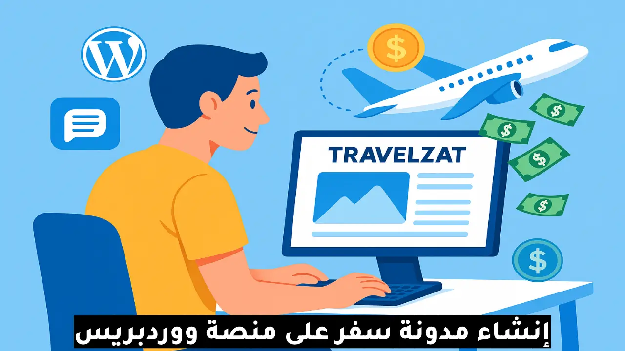 خطوات لإنشاء مدونة سفر متميزة على ووردبريس للمبتدئين