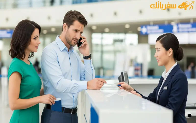 هل يمكن حجز تذكرة طيران من المطار؟