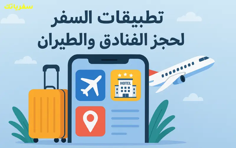 تطبيقات السفر لحجز الفنادق والطيران