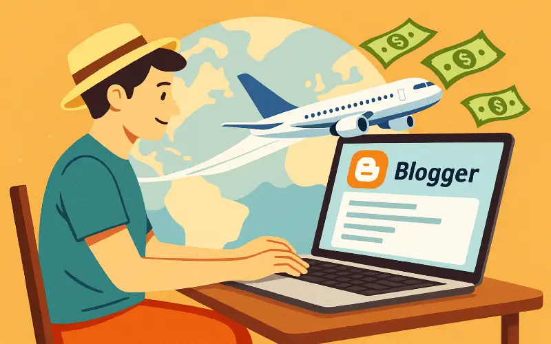 كيفية إنشاء مدونة سفر على بلوجر