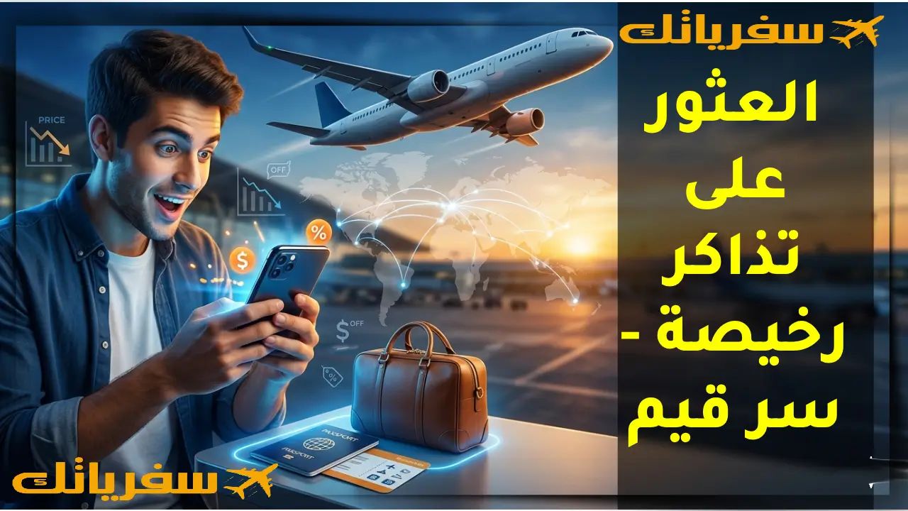 العثور على تذاكر طيران رخيصة