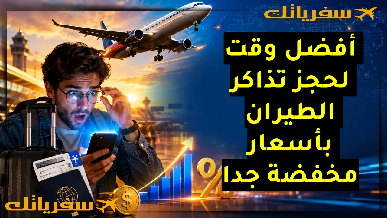 أفضل وقت لحجز تذاكر الطيران بأسعار مخفضة جدا تعرف على السر أفضل وقت لحجز تذاكر الطيران بأسعار مخفضة جدا