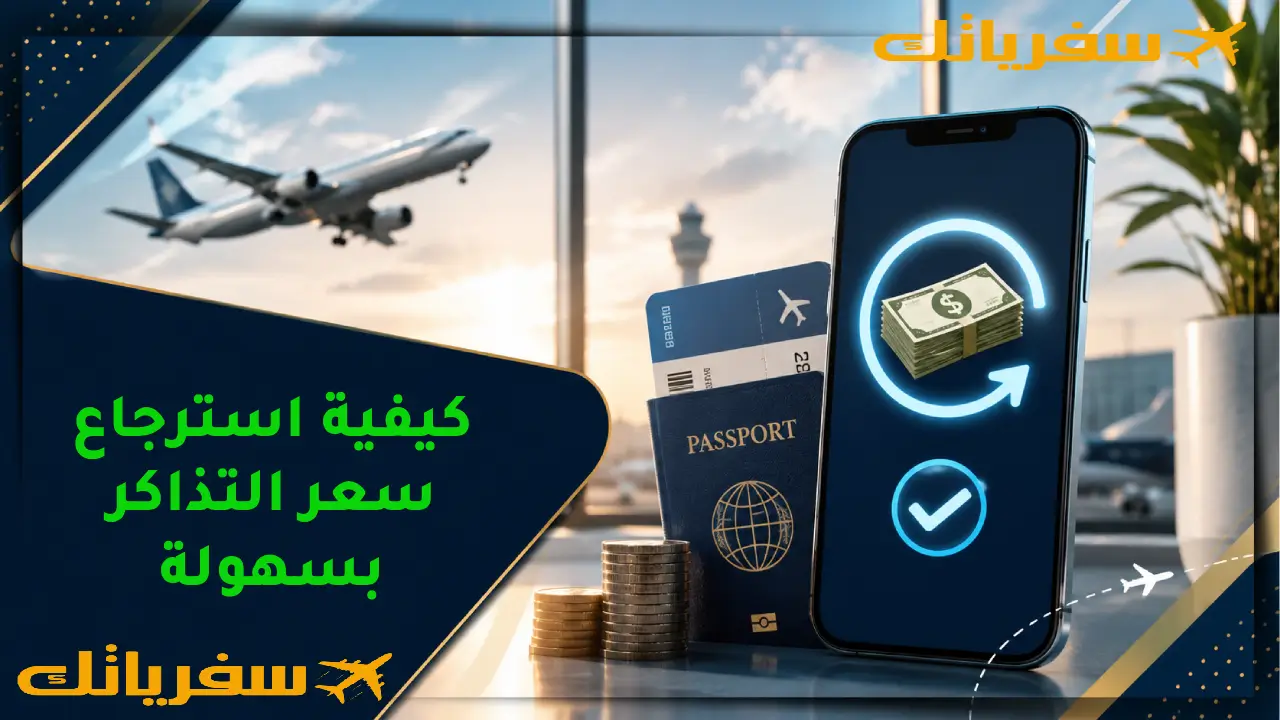 كيف استرجع أسعار تذاكر الطيران بعد الحجز لو حصل ظرف أو خطأ كيف استرجع أسعار تذاكر الطيران بعد الحجز