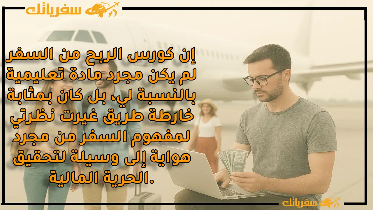 كورس الربح من السفر
