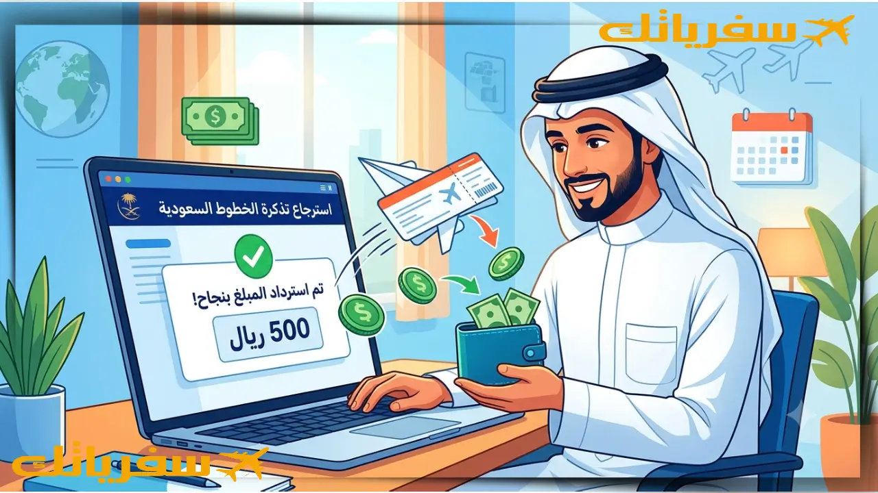 كيف استرجع أسعار تذاكر الطيران بعد الحجز لو حصل ظرف أو خطأ كيف استرجع أسعار تذاكر الطيران بعد الحجز
