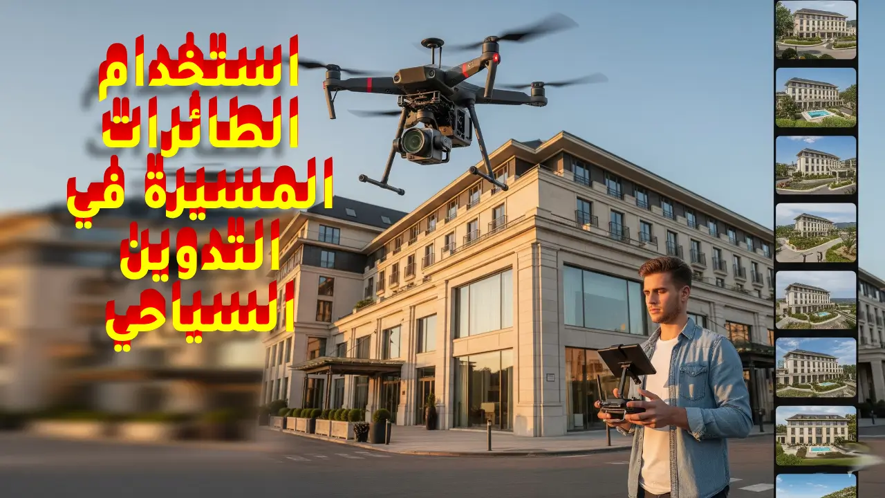 استخدام الطائرات المسيرة في التدوين السياحي