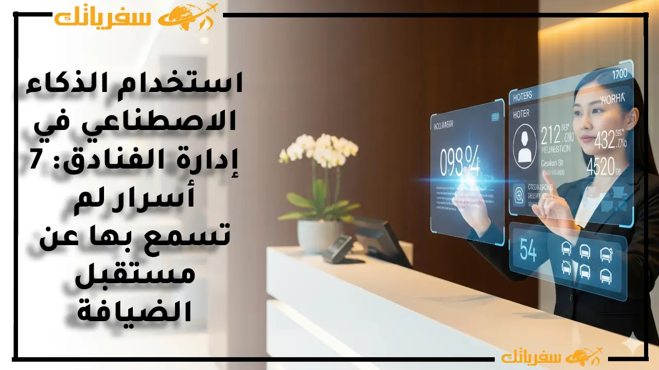 استخدام الذكاء الاصطناعي في إدارة الفنادق