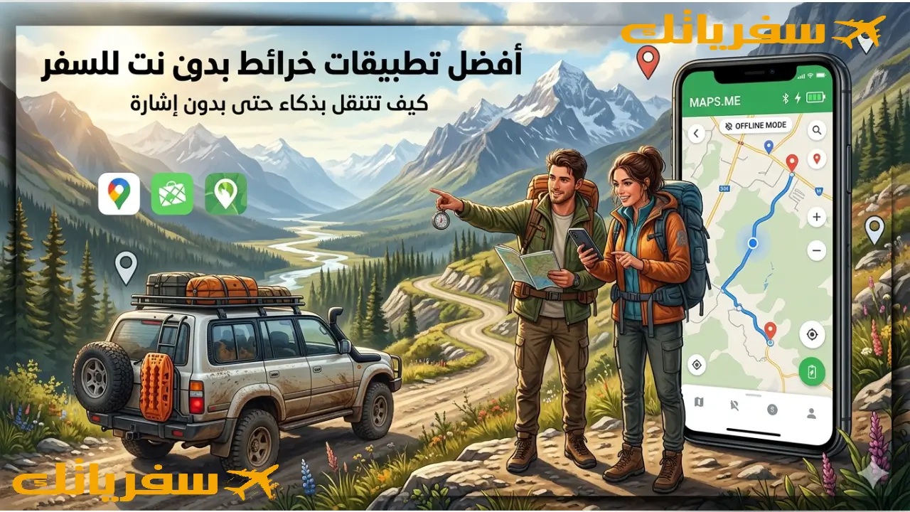 أفضل تطبيقات خرائط بدون نت للسفر: كيف تتنقل بذكاء حتى بدون إشارة أفضل تطبيقات خرائط بدون نت للسفر