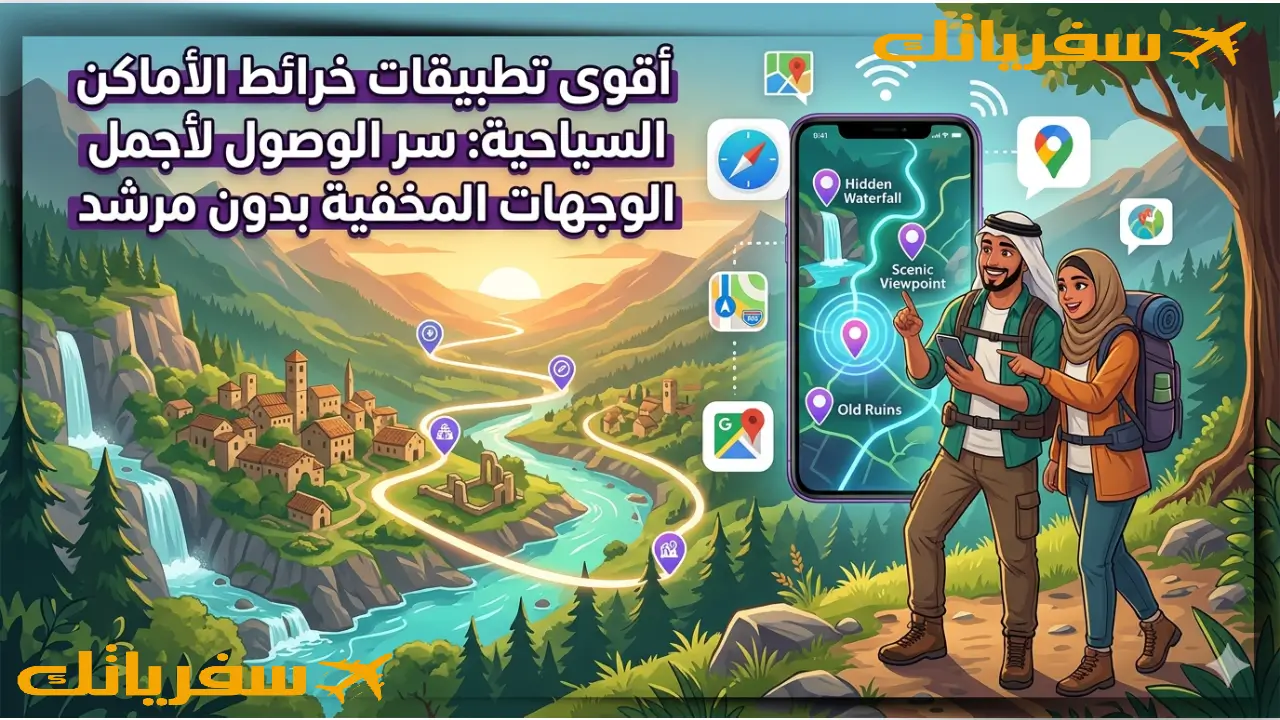 أقوى تطبيقات خرائط الأماكن السياحية| أسرار الوصول بدون مرشد أقوى تطبيقات خرائط الأماكن السياحية