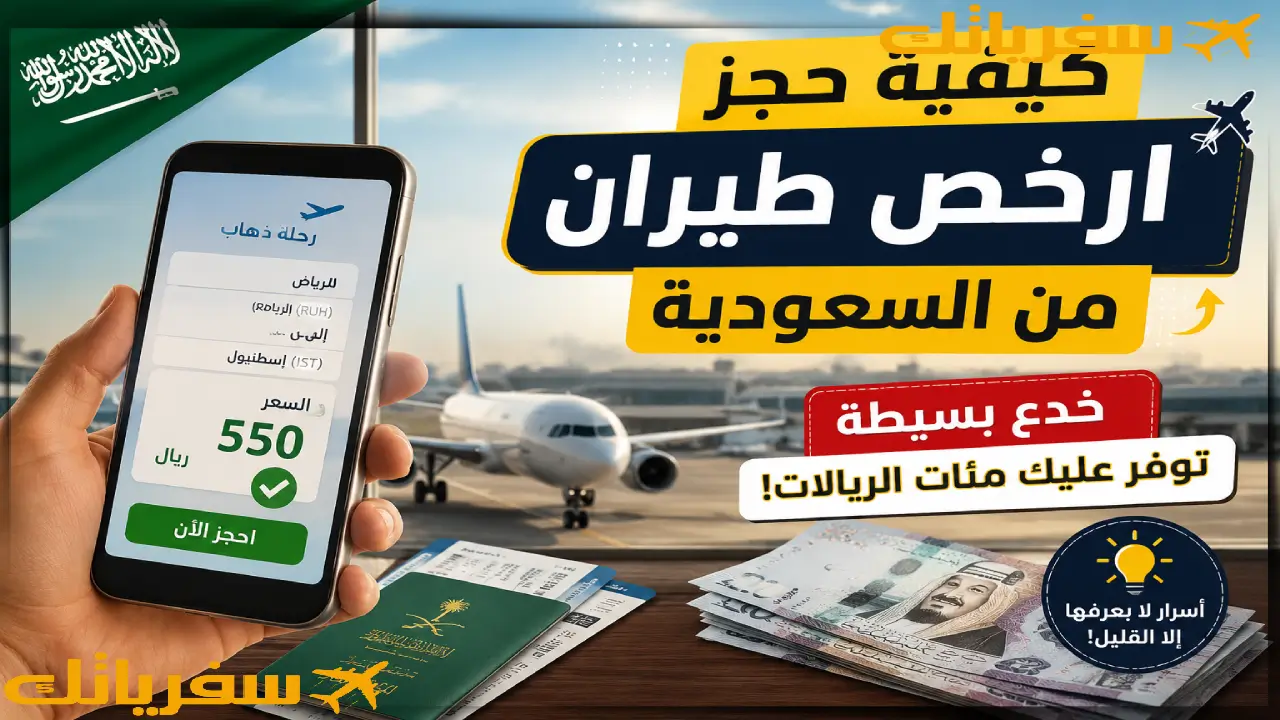 كيفية حجز ارخص طيران من السعودية: خدع بسيطة توفر عليك مئات الريالات كيفية حجز ارخص طيران من السعودية