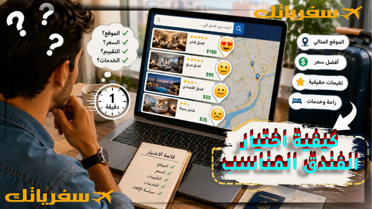 كيفية اختيار الفندق المناسب