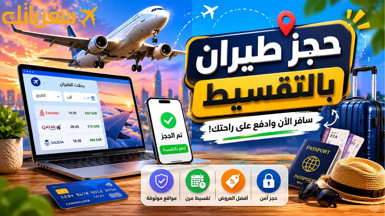 مواقع حجز طيران تقسيط