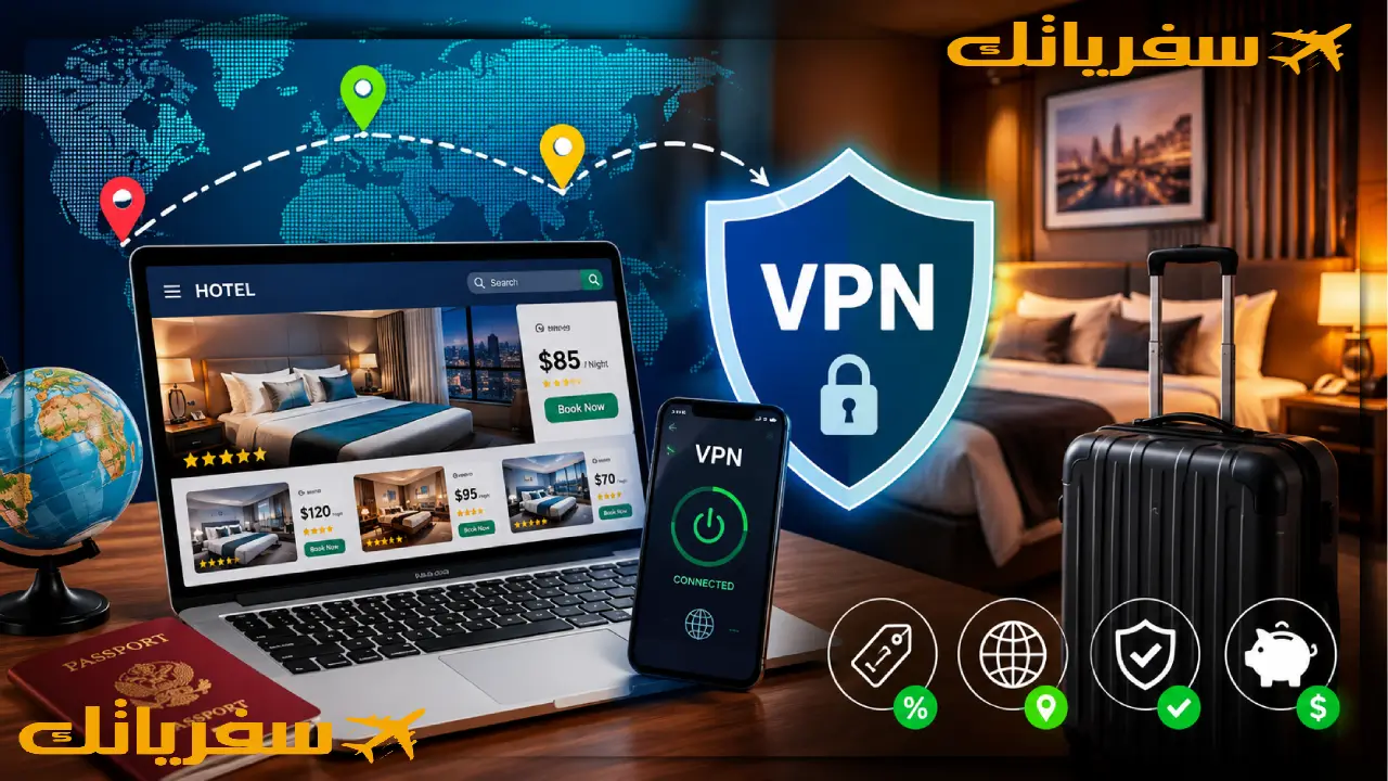 وصلنا لسر حجز الفنادق باستخدام VPN |كيف تدفع أقل لنفس الغرفة حجز الفنادق باستخدام VPN