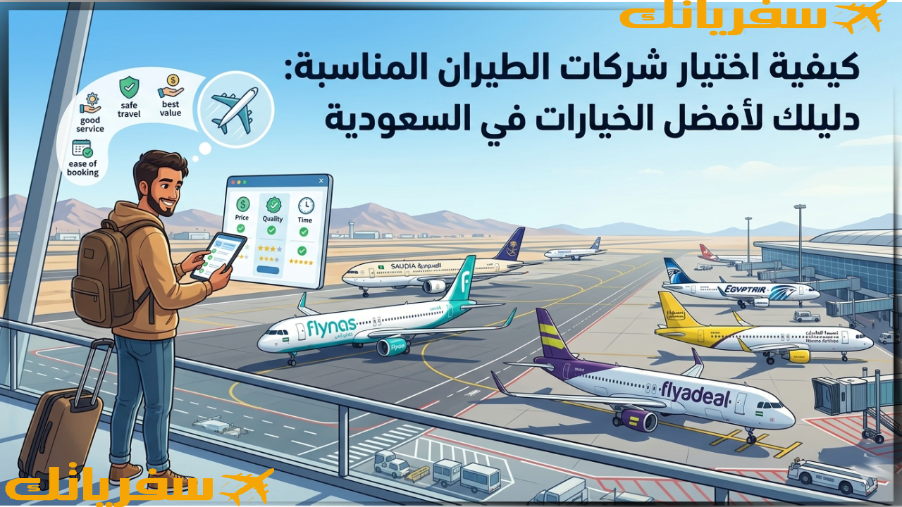 كيفية اختيار شركات الطيران المناسبة - أسرار لاختيار أفضل شركة طيران كيفية اختيار شركات الطيران المناسبة