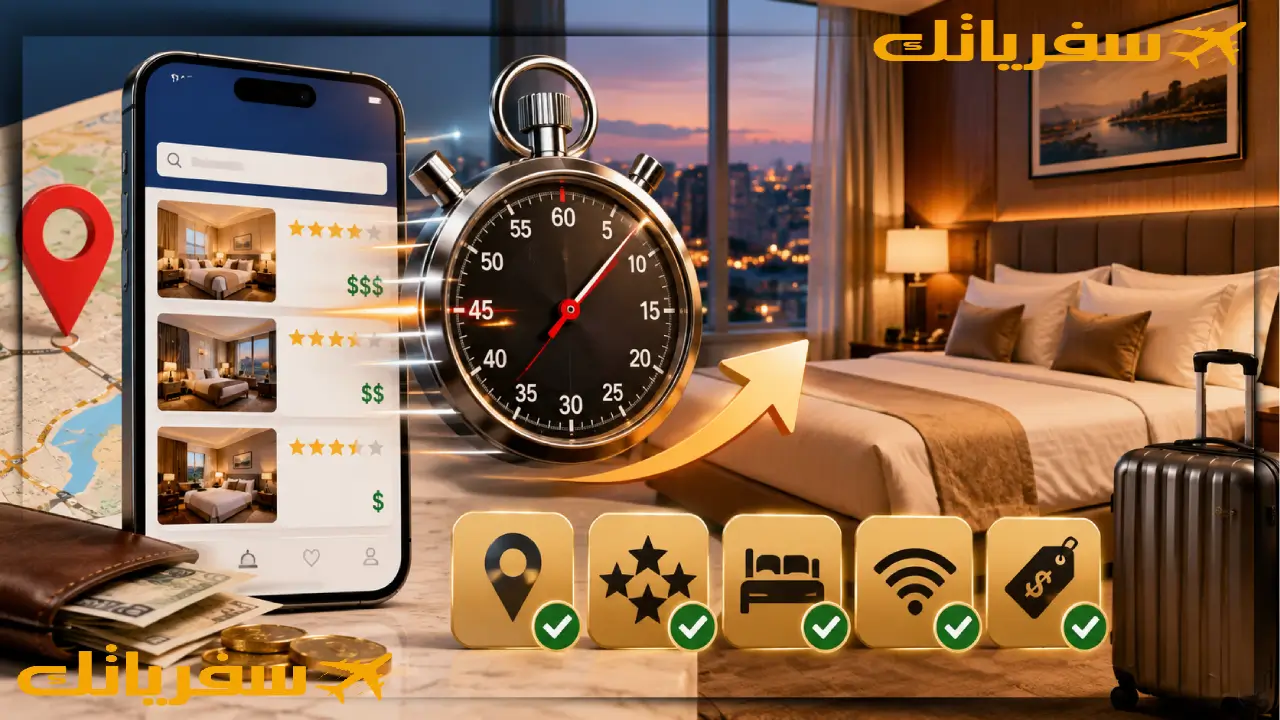 كيفية اختيار الفندق المناسب والأفضل والأرخص في دقيقة واحدة ايجاد افضل فندق مناسب