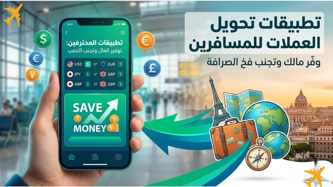 تطبيقات تحويل العملات للمسافرين