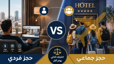الفرق بين الحجز الفردي والحجز الجماعي للفنادق أيهما أوفر اختلافات الحجز الفردي والجماعي للفنادق