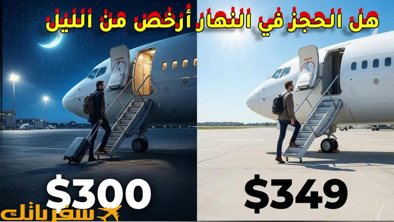 هل حجز الطيران في الليل أرخص من الصباح