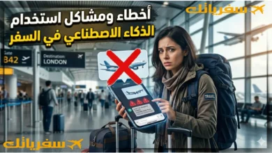 أخطاء ومشاكل استخدام الذكاء الاصطناعي في السفر تكلفك المال والراحة مخاطر الاعتماد على الذكاء الاصطناعي في السفر