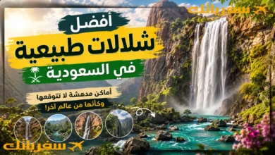 أفضل شلالات طبيعية في السعودية - أماكن مدهشة لا تتوقعها وكأنها من عالم آخر أفضل شلالات طبيعية في السعودية