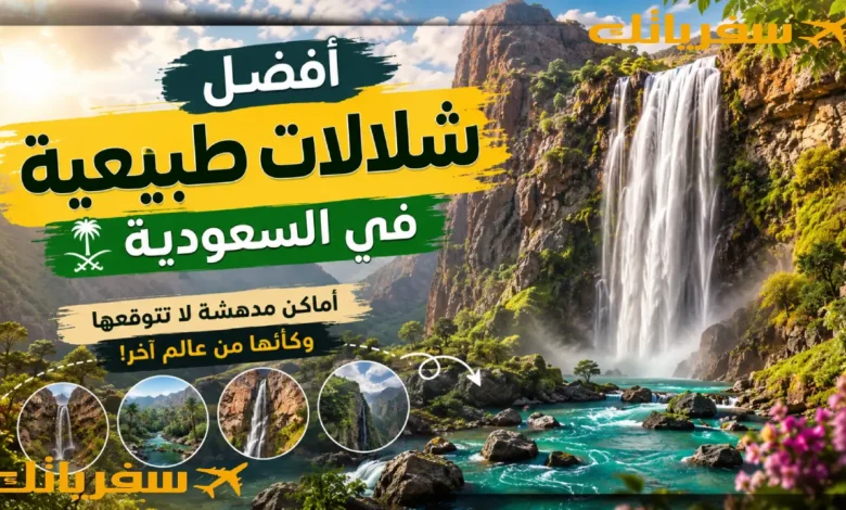 أفضل شلالات طبيعية في السعودية