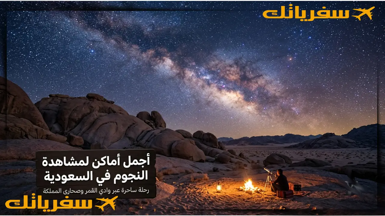 أجمل أماكن لمشاهدة النجوم في السعودية: أماكن ساحرة لعشاق الفلك والطبيعة أجمل أماكن لمشاهدة النجوم في السعودية