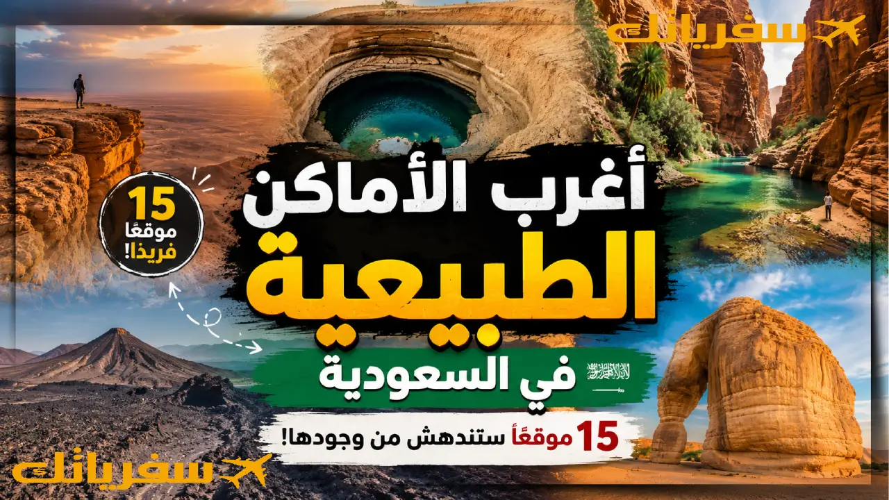 أغرب الأماكن الطبيعية في السعودية: 15 موقعًا ستندهش من وجودها أغرب الأماكن الطبيعية في السعودية