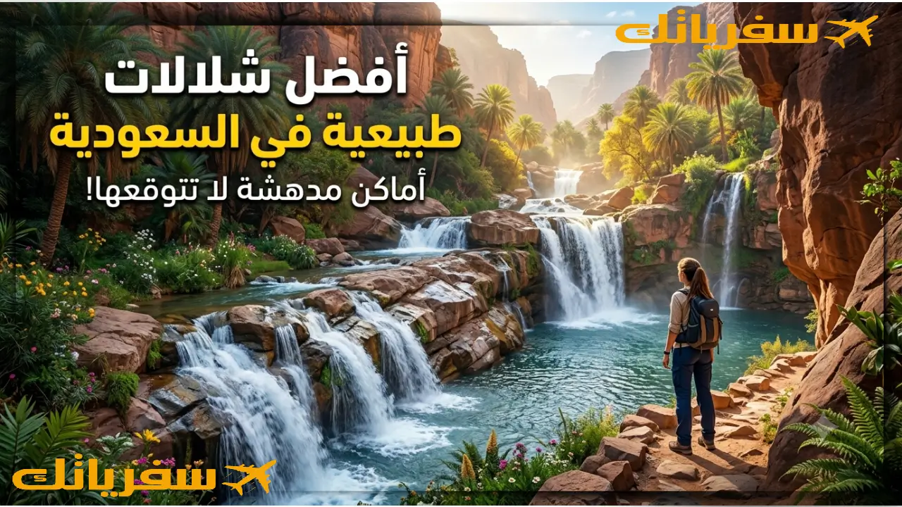 أفضل شلالات طبيعية في السعودية - أماكن مدهشة لا تتوقعها وكأنها من عالم آخر أماكن شلالات في السعودية