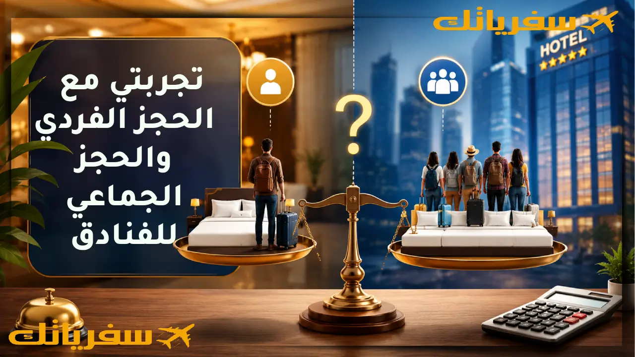 الفرق بين الحجز الفردي والحجز الجماعي للفنادق أيهما أوفر تجربتي للحجز الفردي والجماعي للفنادق