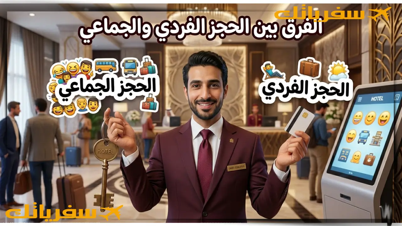 الفرق بين الحجز الفردي والحجز الجماعي للفنادق أيهما أوفر مزايا وعيوب الحجز الفردي والجماعي للفنادق
