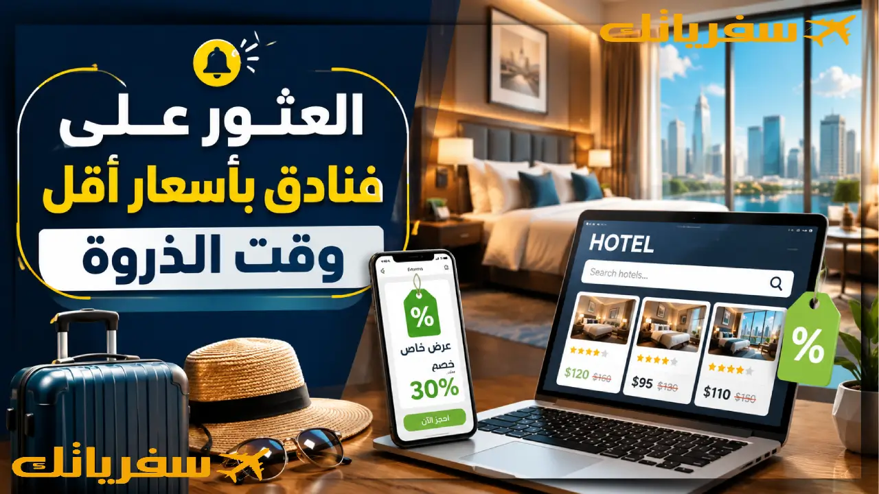 كيف أجد فنادق مخفضة في المواسم؟ 9 أسرار ذكية للحجز بأقل سعر كيفية الحصول على عروض فنادق في المواسم
