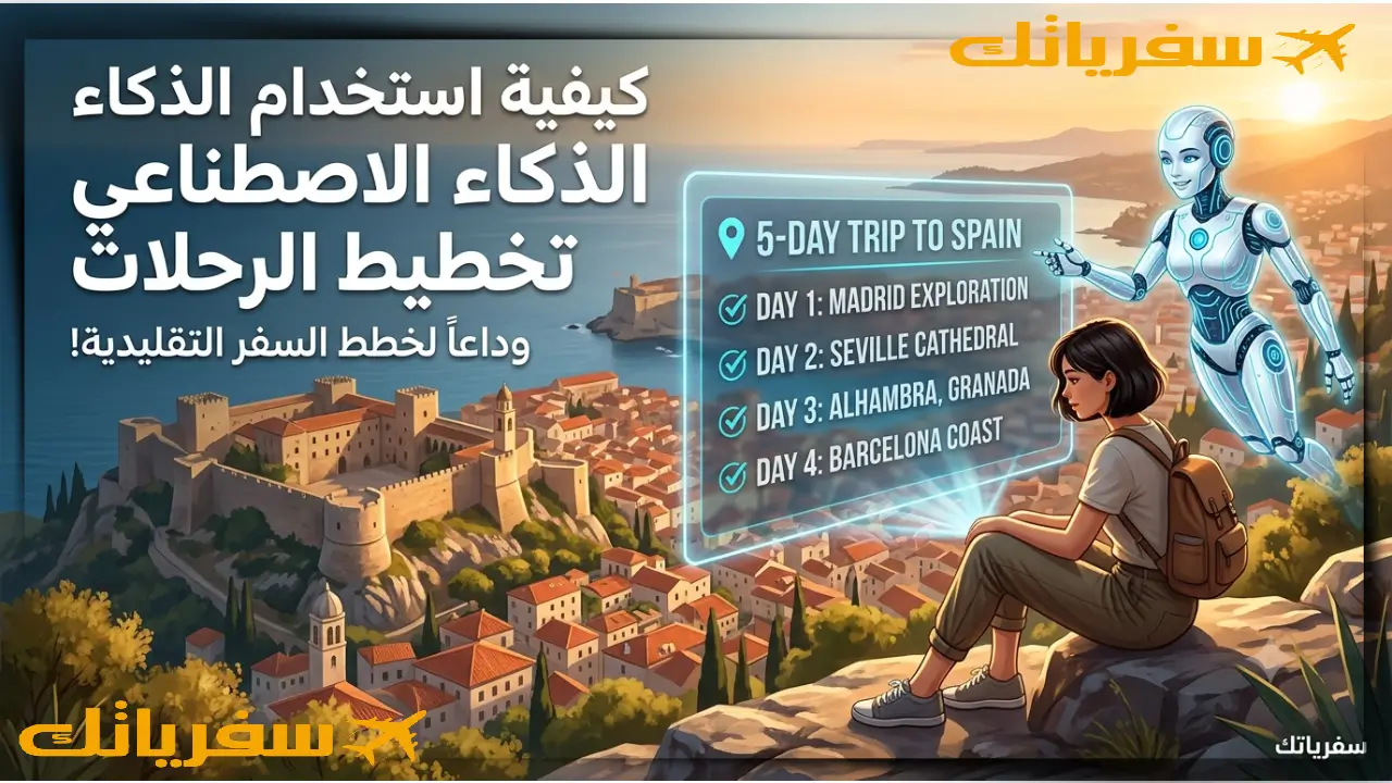 كيفية استخدام الذكاء الاصطناعي تخطيط الرحلات وداعاً لخطط السفر التقليدية كيفية استخدام الذكاء الاصطناعي تخطيط الرحلات