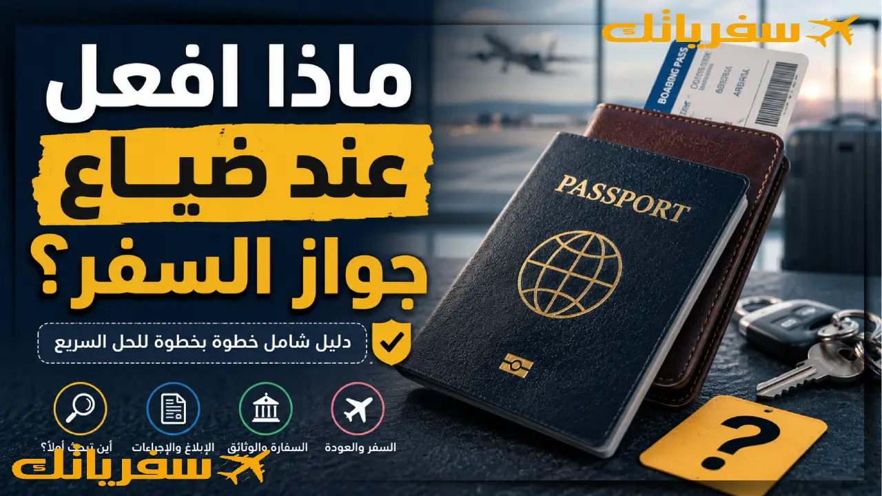 ماذا افعل عند ضياع جواز السفر؟ 7 خطوات قد تنقذك من كارثة فقدانه فقدان جواز السفر خارج البلاد