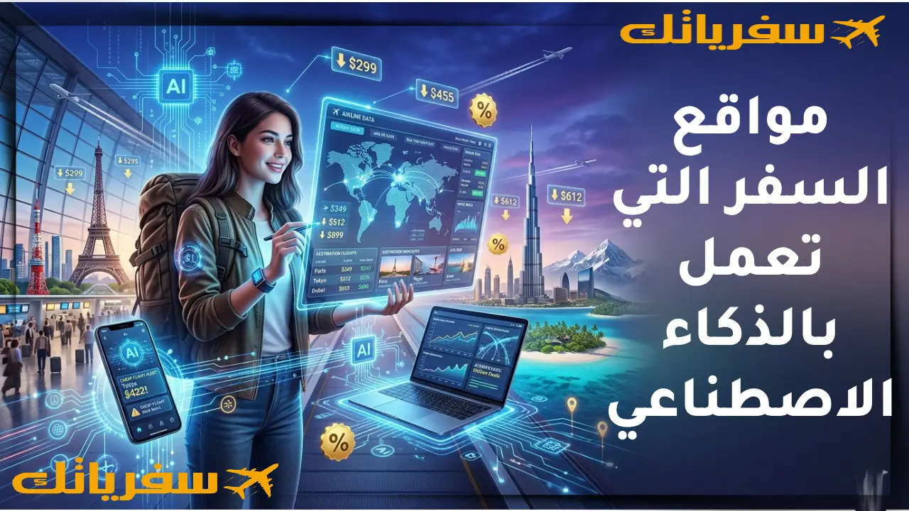 مواقع السفر التي تعمل بالذكاء الاصطناعي: كيف تغيّر قواعد الحجز وتكشف أرخص الفرص؟ مساعد السفر الرقمي