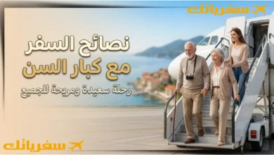 نصائح السفر مع كبار السن| ريّح كبارك واجعل رحلتهم أكثر سعادة نصائح السفر مع كبار السن