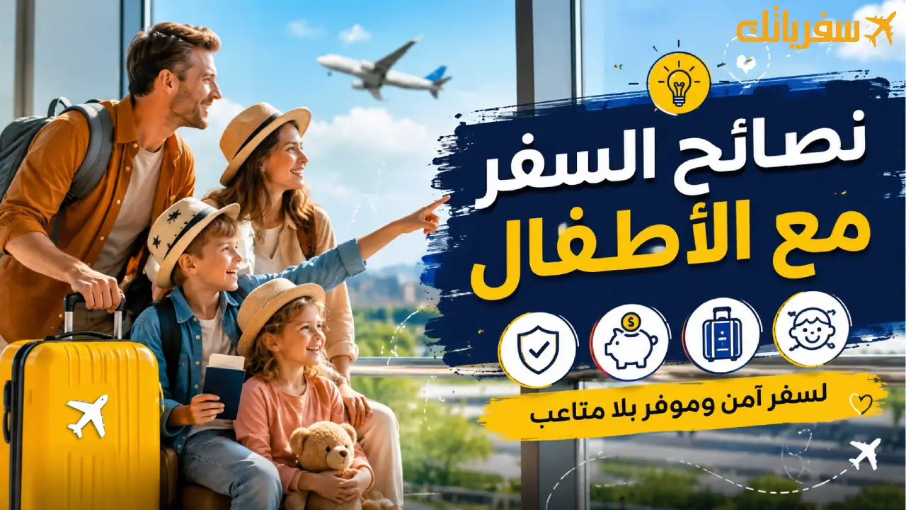 نصائح السفر مع الأطفال