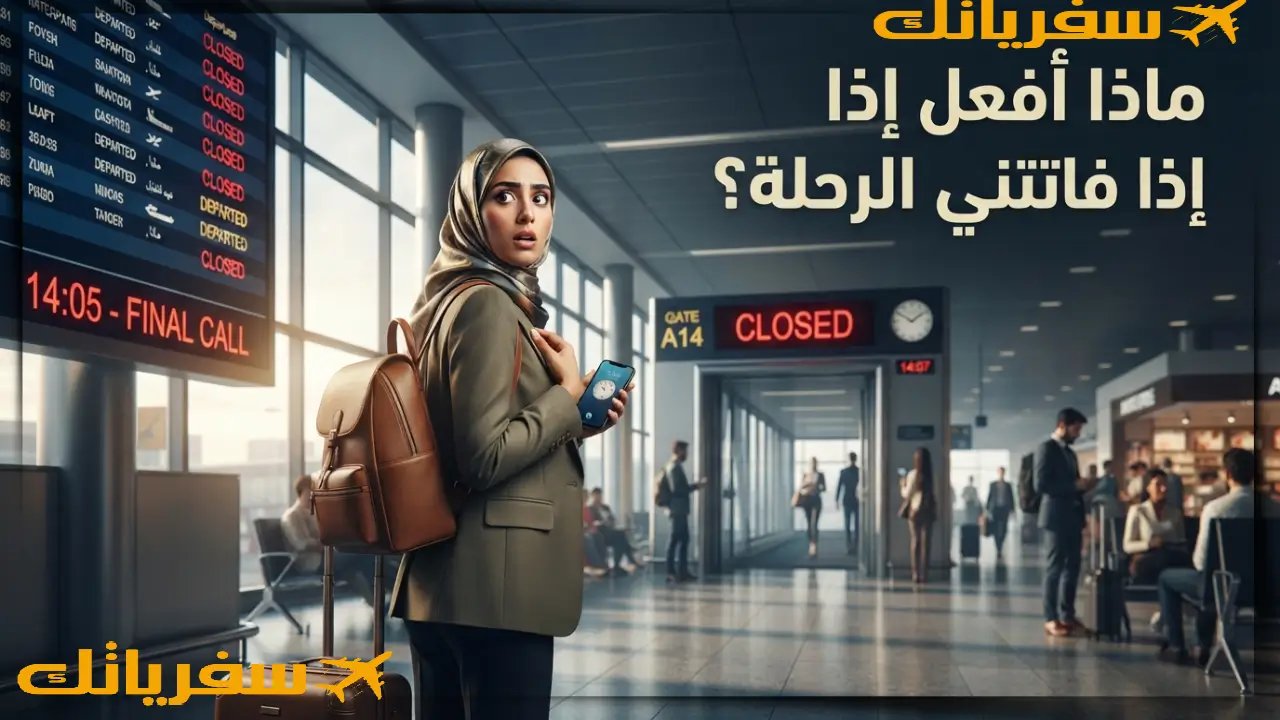 ماذا أفعل إذا فاتتني الرحلة؟
