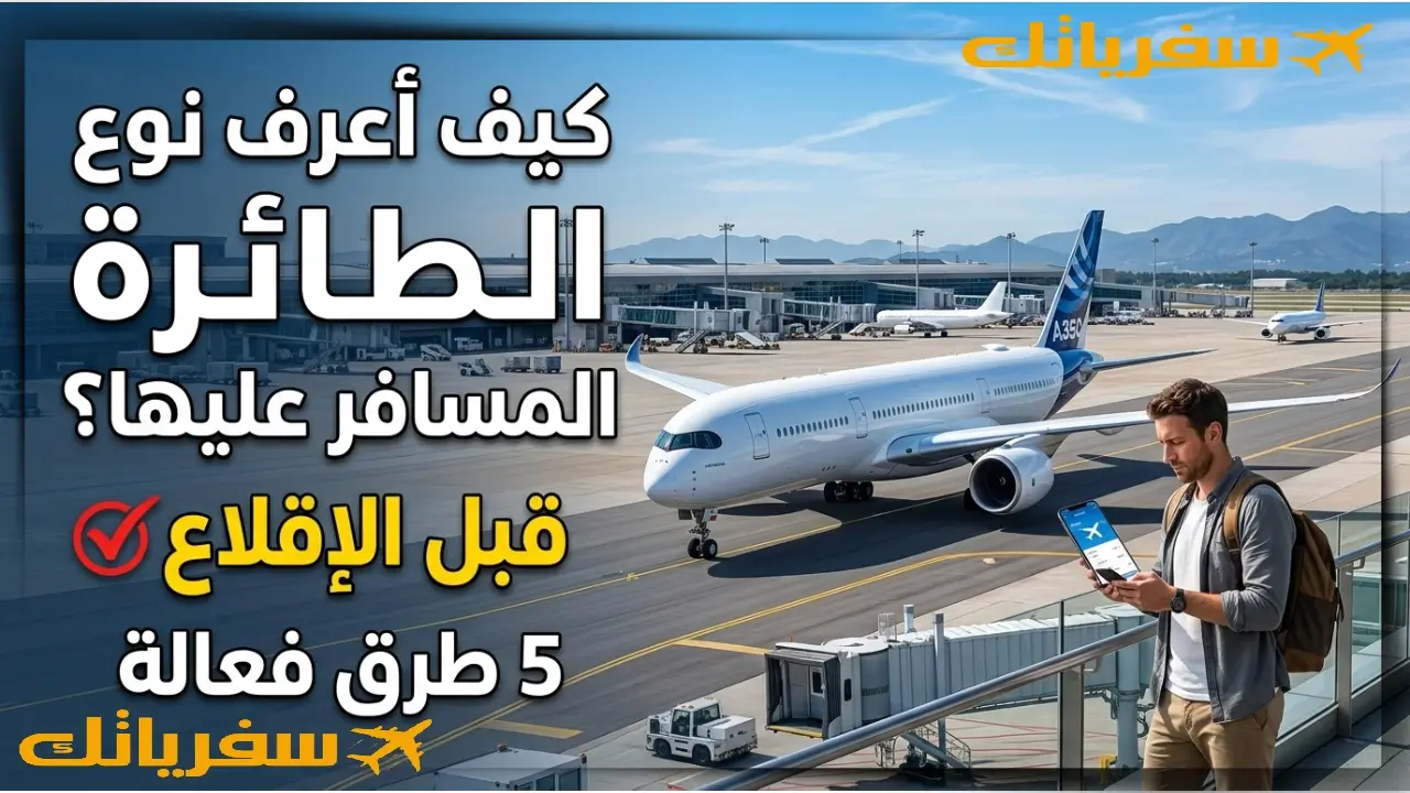 كيف أعرف نوع الطائرة المسافر عليها؟ 5 طرق تكشفها قبل الإقلاع كيف أعرف موديل الطائرة قبل الإقلاع
