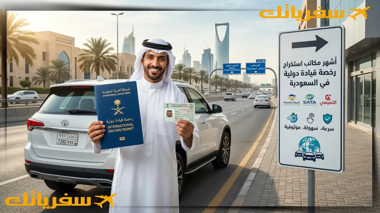 أشهر مكاتب استخراج رخصة قيادة دولية في السعودية| الدليل الكامل مكاتب إصدار الرخصة الدولية للقيادة