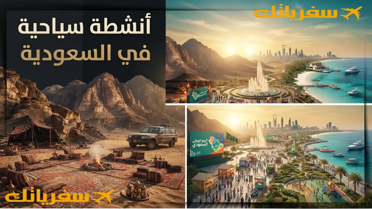 أنشطة سياحية في السعودية| دليل صناعة كنوز سياحية على ذوقك أنشطة سياحية في السعودية