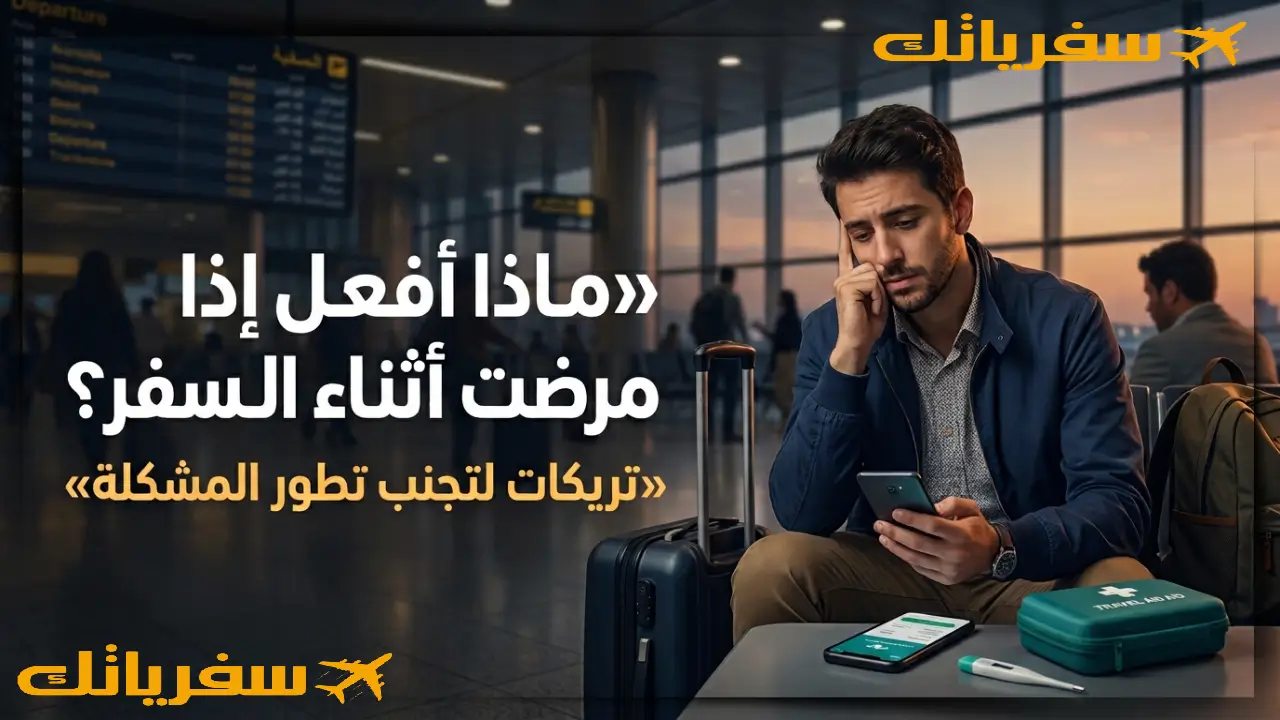 ماذا أفعل إذا مرضت أثناء السفر؟ تريكات لتجنب تطور المشكلة ماذا أفعل إذا مرضت أثناء السفر؟