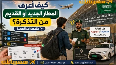 كيف أعرف المطار الجديد أو القديم من التذكرة بالمطارات العربية كيف أعرف المطار الجديد أو القديم من التذكرة