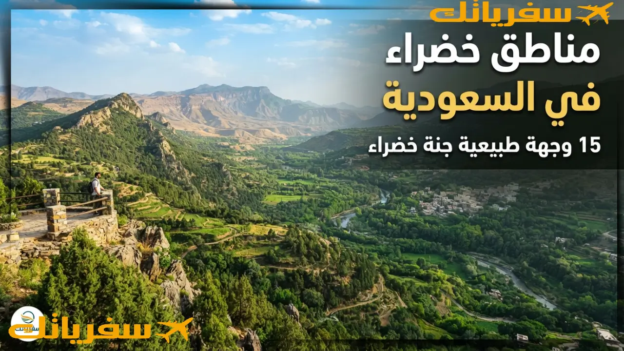 أفضل 15 مناطق خضراء في السعودية بالكامل| جنات خضراء بالمملكة أفضل 15 مناطق خضراء في السعودية