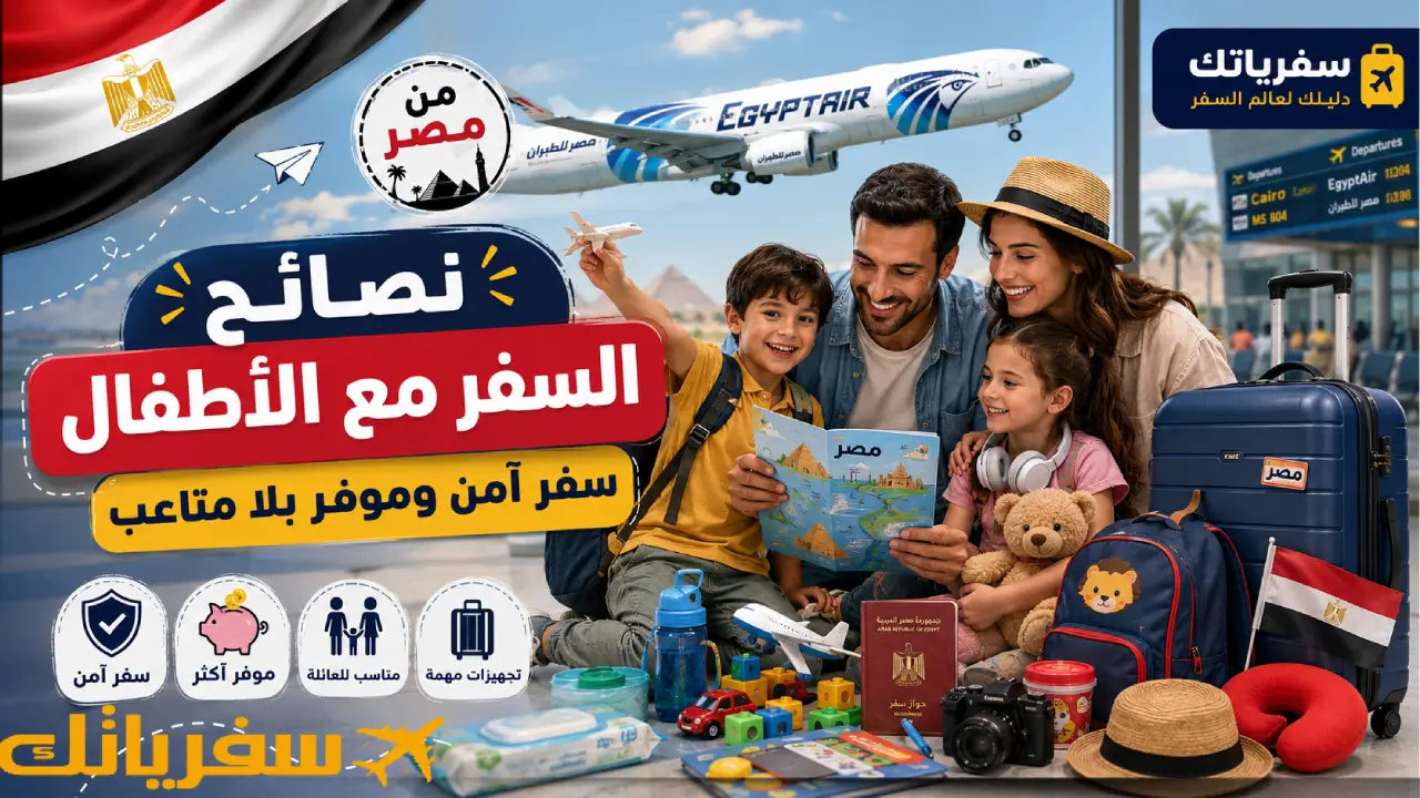 أقوى 14 تريكاية ونصائح السفر مع الأطفال لسفر آمن موفر بلاتعب تريكات عن سفر الاطفال في مصر