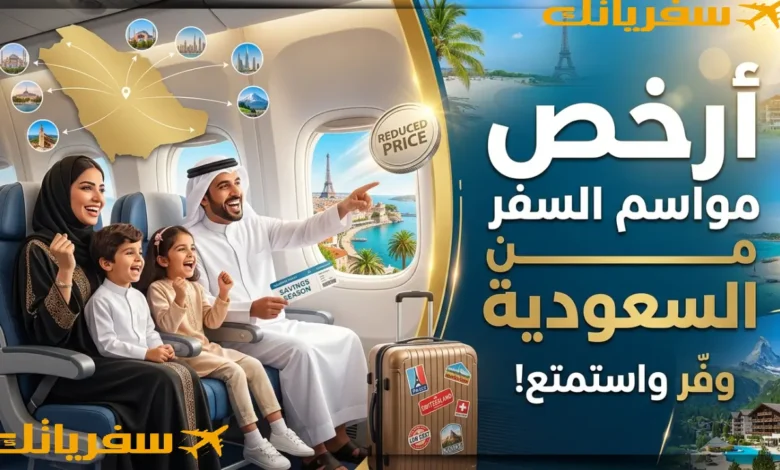 أرخص مواسم السفر من السعودية| 5 أوقات يكون السعر بأدنى مستوى أرخص مواسم السفر من السعودية