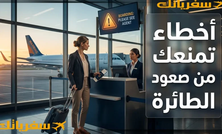 أخطاء تمنعك من صعود الطائرة| انتبه لهذه التفاصيل قبل السفر أخطاء تمنعك من صعود الطائرة